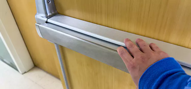 Installing a Push Bar on a Door Buena Park